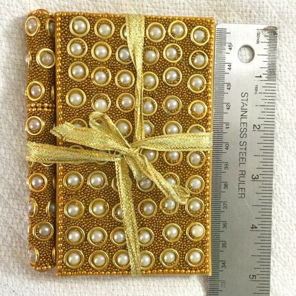 Small Journal Set Artisan Beaded Unique NEW - Picture 4 of 5